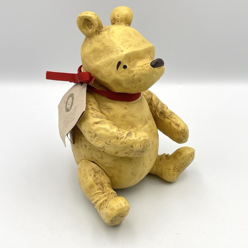 Vintage 1990s Disney Charpente Classic Winnie The Pooh Jointed Figure Tag